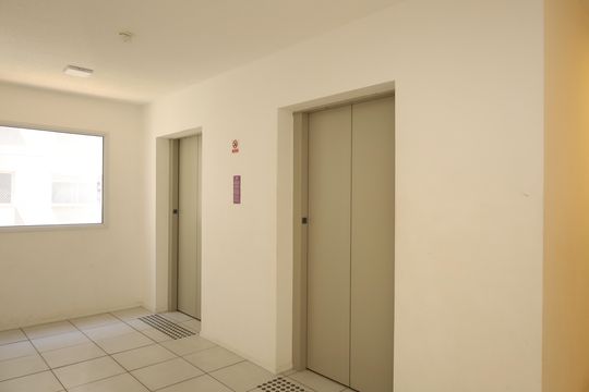 Área comum - Saguão do andar de apartamento à venda com 2 quartos, 37m² em Jardim Lideranca, São Paulo
