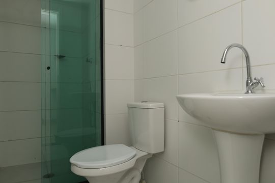 Banheiro de apartamento à venda com 2 quartos, 37m² em Jardim Lideranca, São Paulo