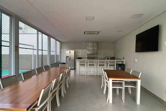 Área comum - Churrasqueira de apartamento à venda com 3 quartos, 143m² em Vila Yara, Osasco