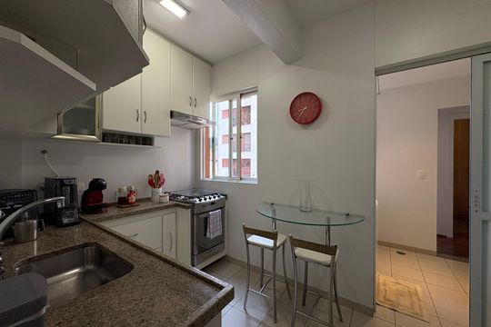 Cozinha de apartamento à venda com 3 quartos, 97m² em Jardim Bela Vista, Santo André