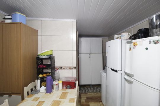 Cozinha de casa à venda com 2 quartos, 65m² em Santa Rosa de Lima, Porto Alegre
