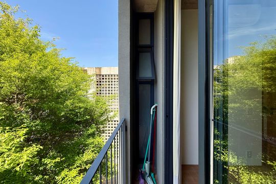 Sacada do Quarto de apartamento para alugar com 1 quarto, 35m² em Brooklin, São Paulo