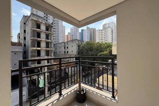 Sacada de apartamento à venda com 2 quartos, 48m² em Campestre, Santo André