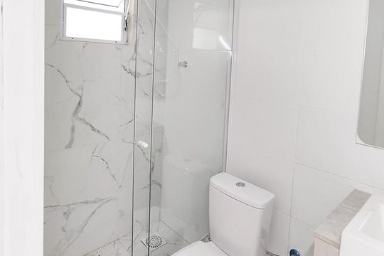 Banheiro de apartamento à venda com 2 quartos, 68m² em Jardim America, São Leopoldo
