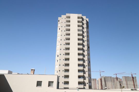 Fachada de apartamento para alugar com 2 quartos, 52m² em Jardim Botânico, Uberlândia
