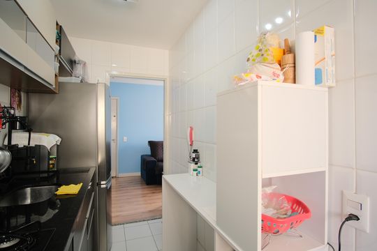 Cozinha de apartamento à venda com 2 quartos, 54m² em Tatuapé, São Paulo