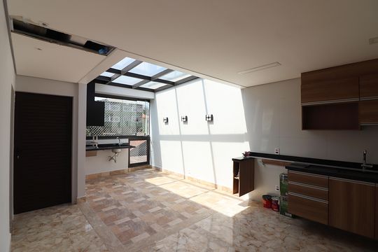 Cozinha e Espaço Gourmet de casa de condomínio à venda com 3 quartos, 106m² em Nova Petrópolis, São Bernardo do Campo