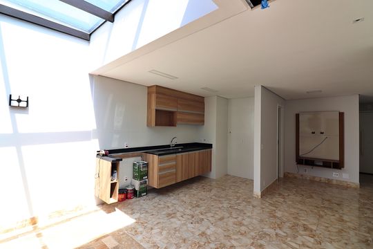 Cozinha e Espaço Gourmet de casa de condomínio à venda com 3 quartos, 106m² em Nova Petrópolis, São Bernardo do Campo