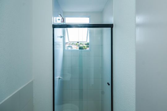 Banheiro Social de apartamento à venda com 2 quartos, 55m² em Jardim Guanabara, Belo Horizonte