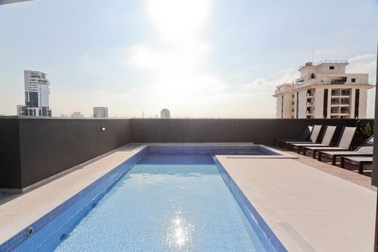 Área comum - Piscina de kitnet/studio para alugar com 1 quarto, 25m² em Santana, São Paulo