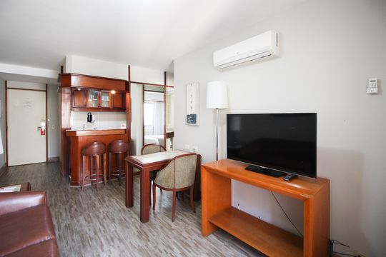 Sala de apartamento para alugar com 1 quarto, 39m² em Itaim Bibi, São Paulo