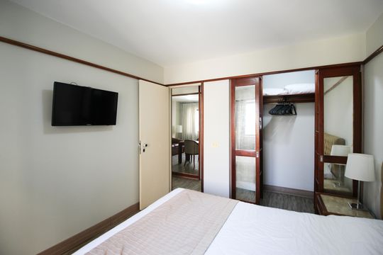 Quarto de apartamento para alugar com 1 quarto, 39m² em Itaim Bibi, São Paulo