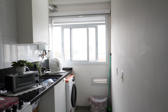 Área de Serviço de apartamento à venda com 2 quartos, 60m² em Vila Bertioga, São Paulo