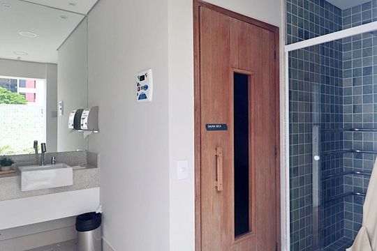 Área comum - Sauna de apartamento à venda com 4 quartos, 185m² em Jardim, Santo André