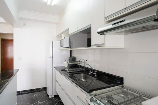 Cozinha de apartamento à venda com 2 quartos, 71m² em Santa Paula, São Caetano do Sul