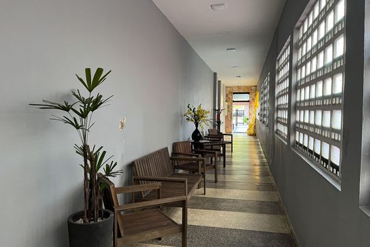 Área comum de apartamento para alugar com 2 quartos, 60m² em Boqueirão, Santos