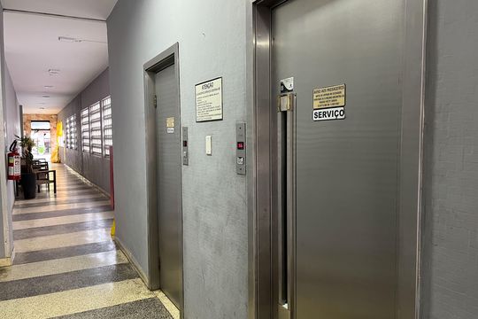 Área comum de apartamento para alugar com 2 quartos, 60m² em Boqueirão, Santos