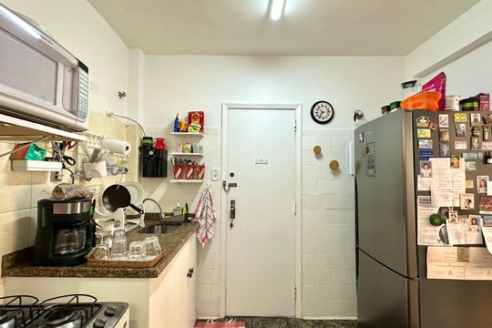 Cozinha de apartamento à venda com 3 quartos, 86m² em Ipanema, Rio de Janeiro