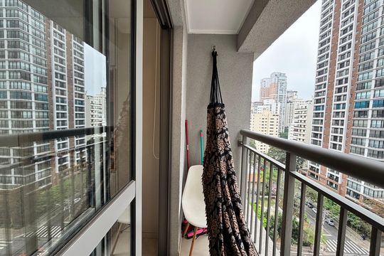 Varanda de kitnet/studio à venda com 1 quarto, 20m² em Indianópolis, São Paulo