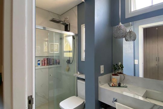 Banheiro da Suíte de casa à venda com 3 quartos, 350m² em Santa Teresa, São Leopoldo