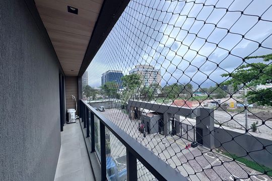 Varanda da Suíte de apartamento à venda com 2 quartos, 74m² em Recreio dos Bandeirantes, Rio de Janeiro