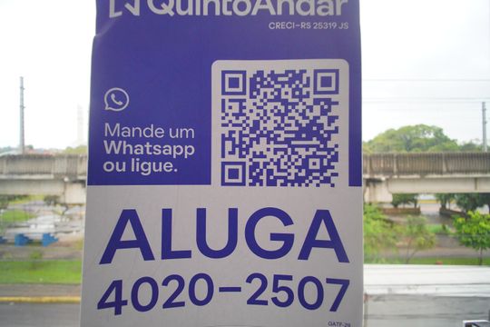 Placa de apartamento à venda com 2 quartos, 57m² em Morro do Espelho, São Leopoldo
