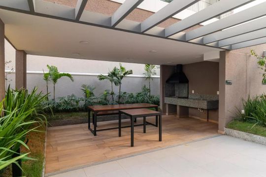 Área comum - Churrasqueira de apartamento para alugar com 2 quartos, 40m² em Boaçava, São Paulo