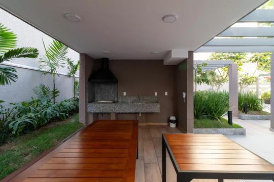 Área comum - Churrasqueira de apartamento para alugar com 2 quartos, 40m² em Boaçava, São Paulo