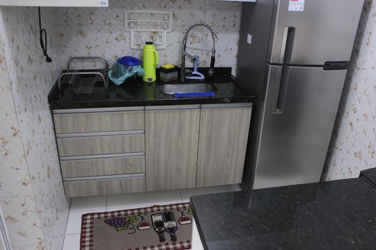 Cozinha de apartamento para alugar com 3 quartos, 86m² em Vila Barros, Guarulhos