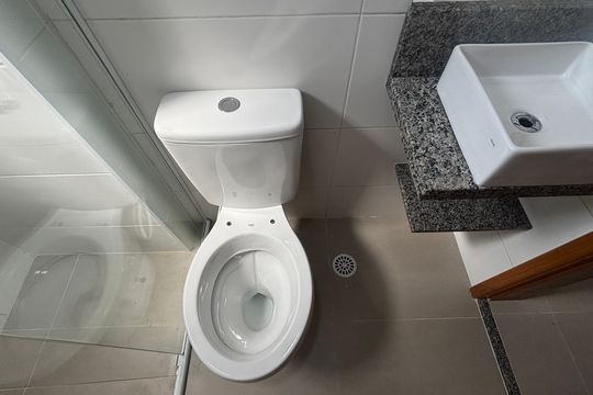 Banheiro de apartamento para alugar com 1 quarto, 17m² em Vila Sao Pedro, Santo André