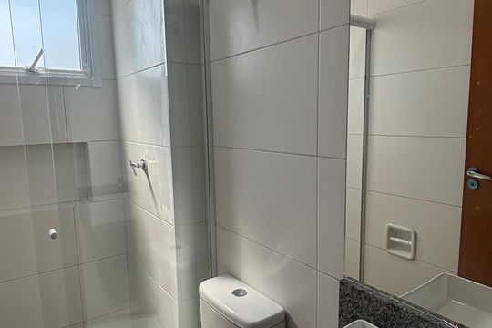 Banheiro de apartamento para alugar com 1 quarto, 17m² em Vila Sao Pedro, Santo André