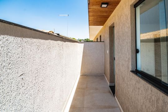 Varanda do Quarto 2 de casa à venda com 3 quartos, 200m² em Santa Branca, Belo Horizonte