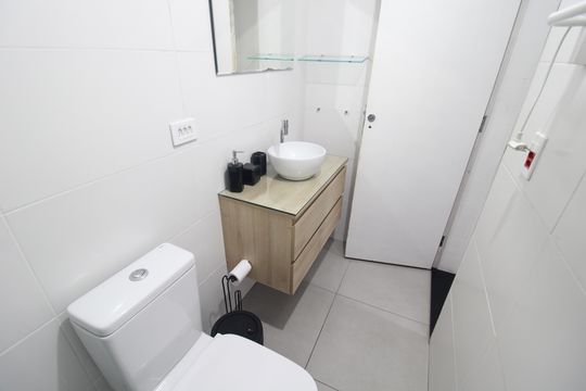 Banheiro da Suíte 3 de casa para alugar com 3 quartos, 140m² em Limão, São Paulo