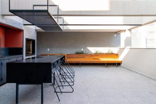 Área comum de kitnet/studio à venda com 1 quarto, 22m² em Barra Funda, São Paulo