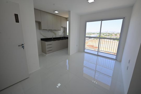 Sala de apartamento para alugar com 2 quartos, 42m² em Jardim Diamantina, Goiânia