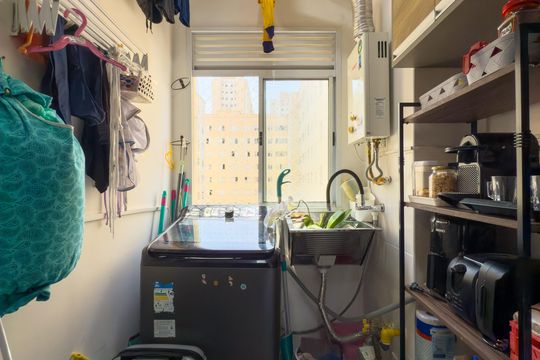 Área de Serviço de apartamento à venda com 2 quartos, 55m² em Jardim Santa Emilia, São Paulo