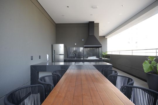 Área comum de kitnet/studio para alugar com 1 quarto, 25m² em Ipiranga, São Paulo