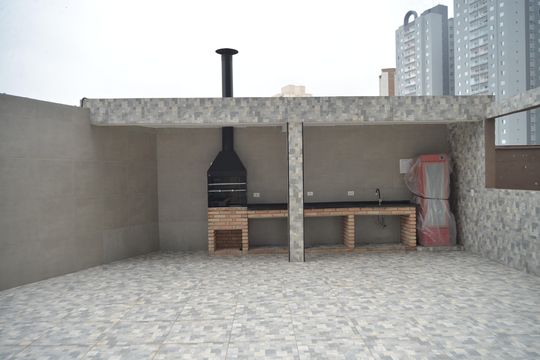 Área comum de apartamento à venda com 2 quartos, 62m² em Vila Helena, Santo André