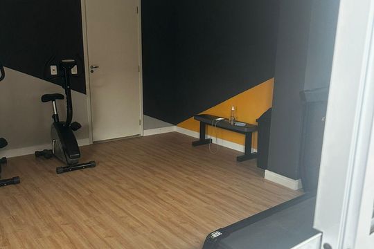Área comum - Academia de kitnet/studio para alugar com 1 quarto, 15m² em Vila Santa Clara, São Paulo