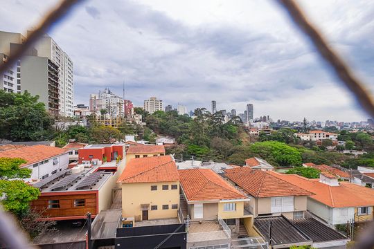 VIsta da Sala de apartamento para alugar com 2 quartos, 70m² em Vila Madalena, São Paulo