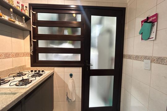 Cozinha e Área de Serviço de apartamento para alugar com 1 quarto, 42m² em Vila Rosa, Novo Hamburgo