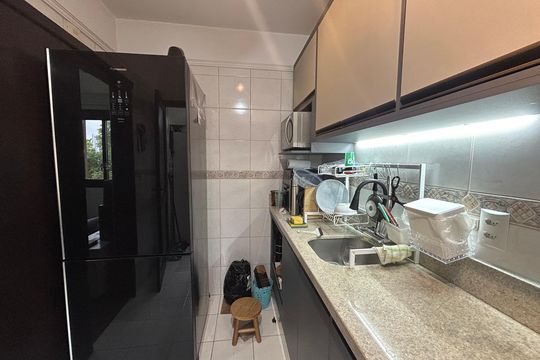 Cozinha e Área de Serviço de apartamento para alugar com 1 quarto, 42m² em Vila Rosa, Novo Hamburgo