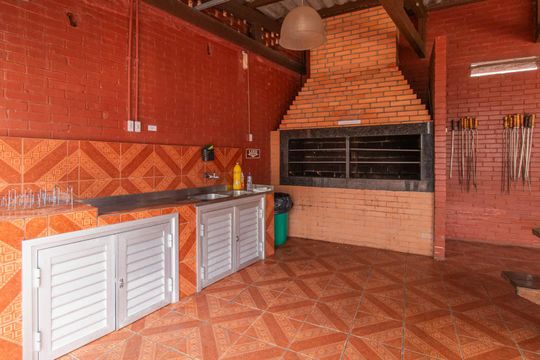 Área comum - Churrasqueira de apartamento à venda com 2 quartos, 111m² em Centro Histórico, Porto Alegre