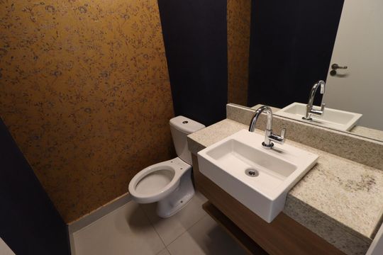 Lavabo de apartamento para alugar com 3 quartos, 126m² em Bonfim Paulista, Ribeirão Preto