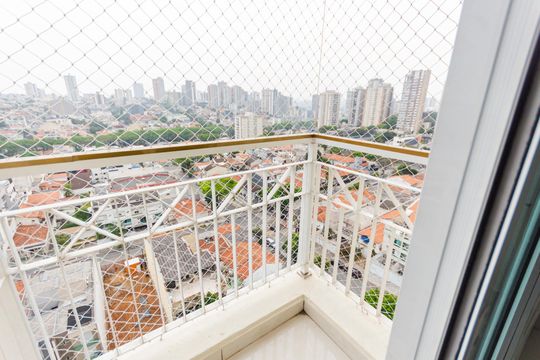 Varanda da Suíte 2 de apartamento à venda com 3 quartos, 127m² em Jardim, Santo André