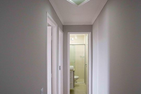 Corredor de apartamento à venda com 2 quartos, 50m² em Vila Rica, São Bernardo do Campo