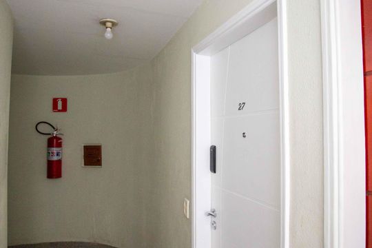 Hall de Entrada de apartamento à venda com 2 quartos, 50m² em Vila Rica, São Bernardo do Campo