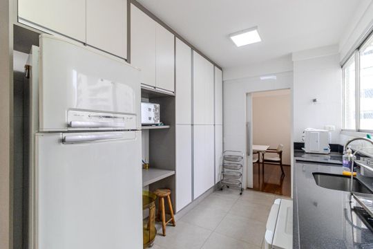 Cozinha de apartamento para alugar com 3 quartos, 166m² em Santa Cecilia, São Paulo