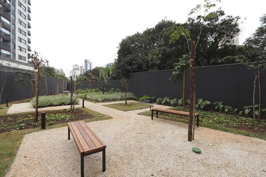 Área comum de kitnet/studio para alugar com 1 quarto, 20m² em Paraíso, São Paulo