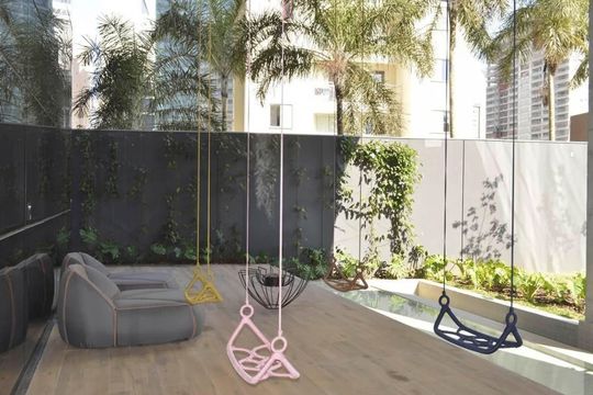 Área comum de kitnet/studio para alugar com 1 quarto, 20m² em Paraíso, São Paulo